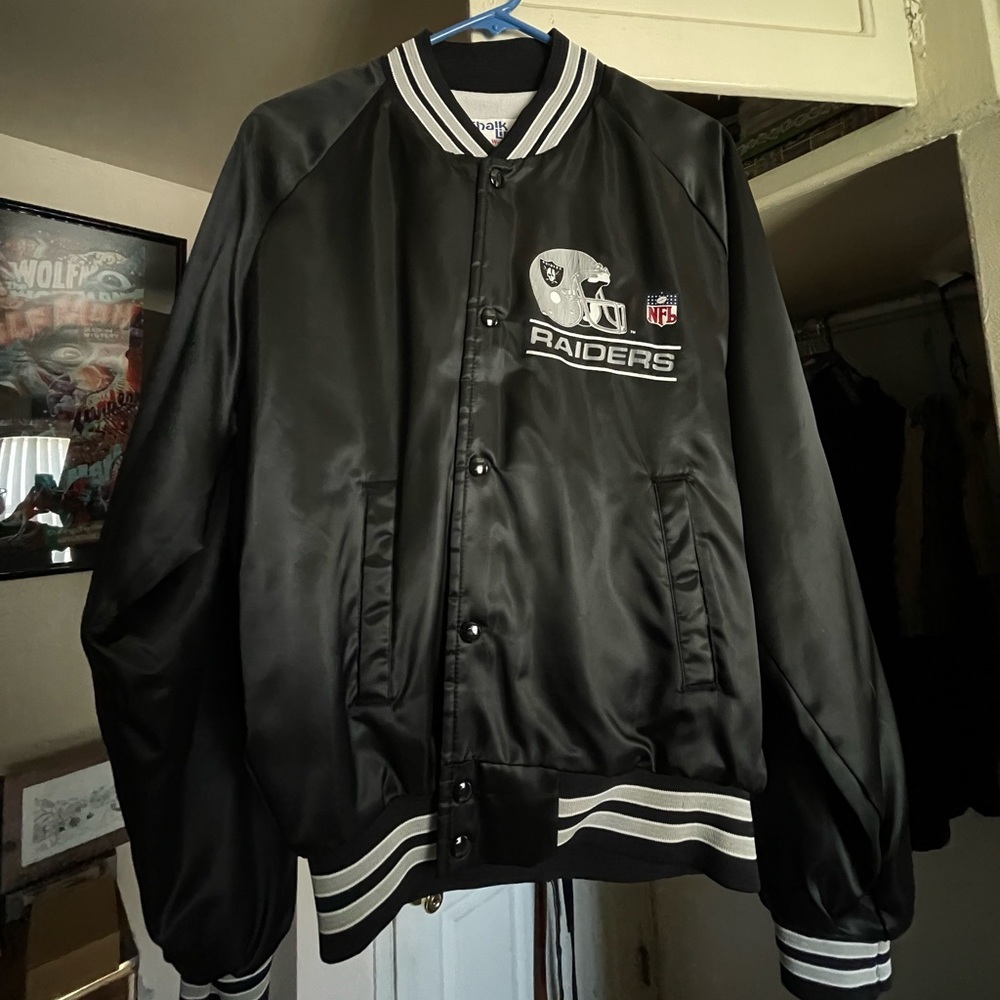 Men’s vintage Los Angeles Raiders Satin jacket S/M